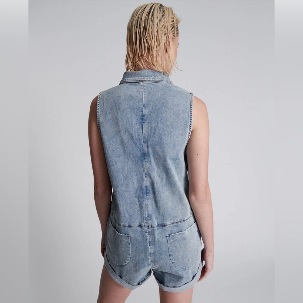 Free People x One Teaspoon Hendrixe Mini Braxton Jumpsuit Size Medium - Picture 3 of 9